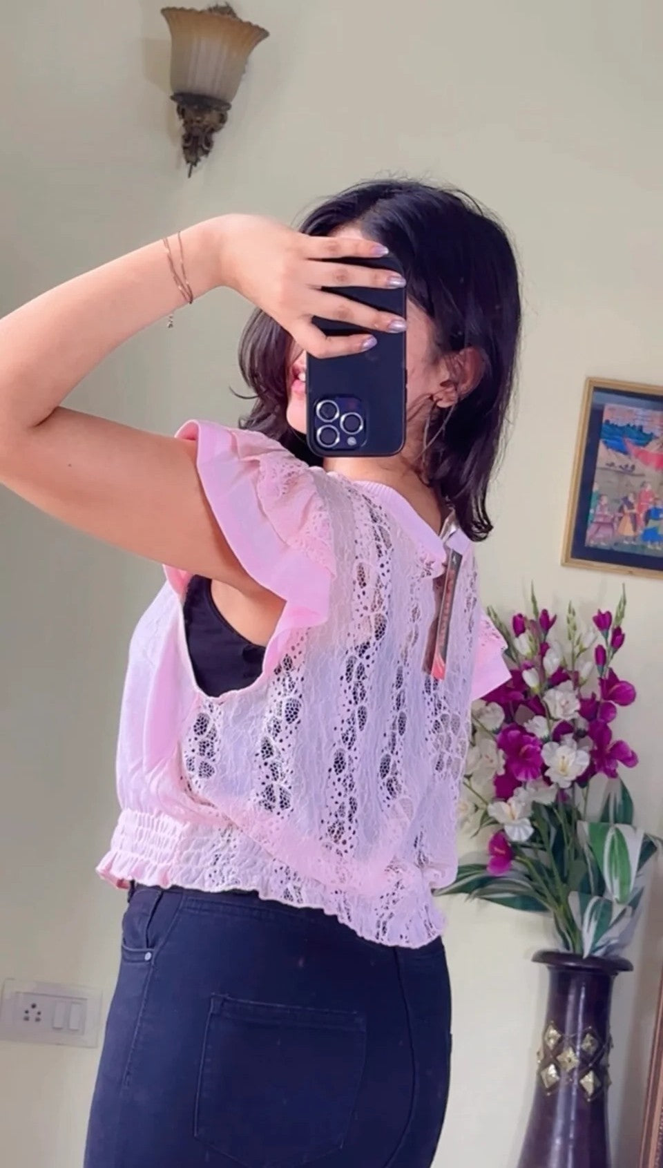 (Free Size) Crochet Top- (C-504)