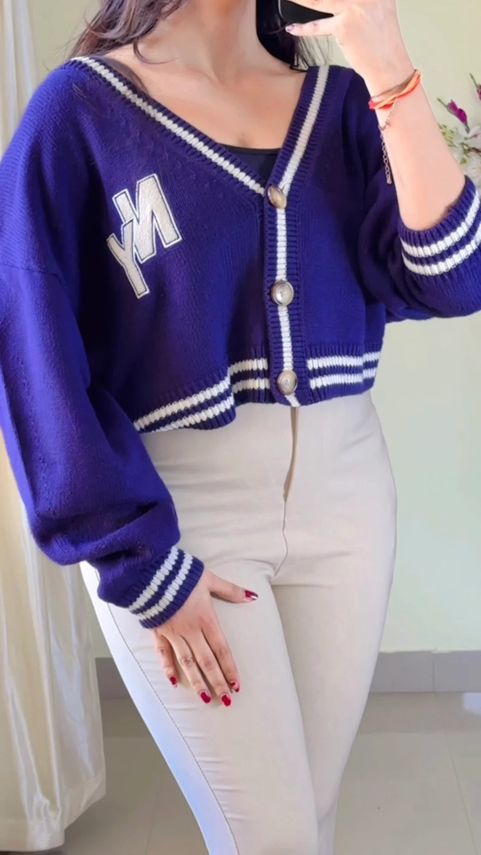 Size(S to M)Crochet Sweater CB-113