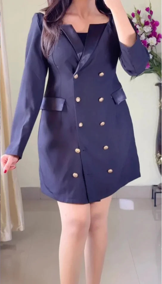 Black Blazer Dress – B10