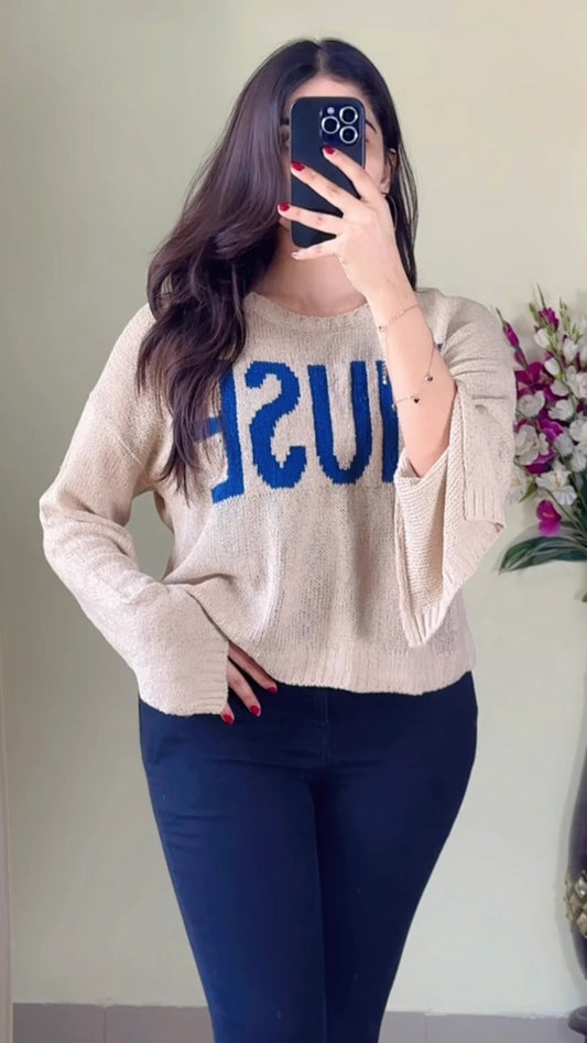 (S To M) Crochet Top- (Cb45)