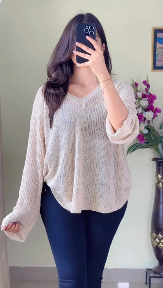 (L To Xl) Crochet Top- (Cb72)