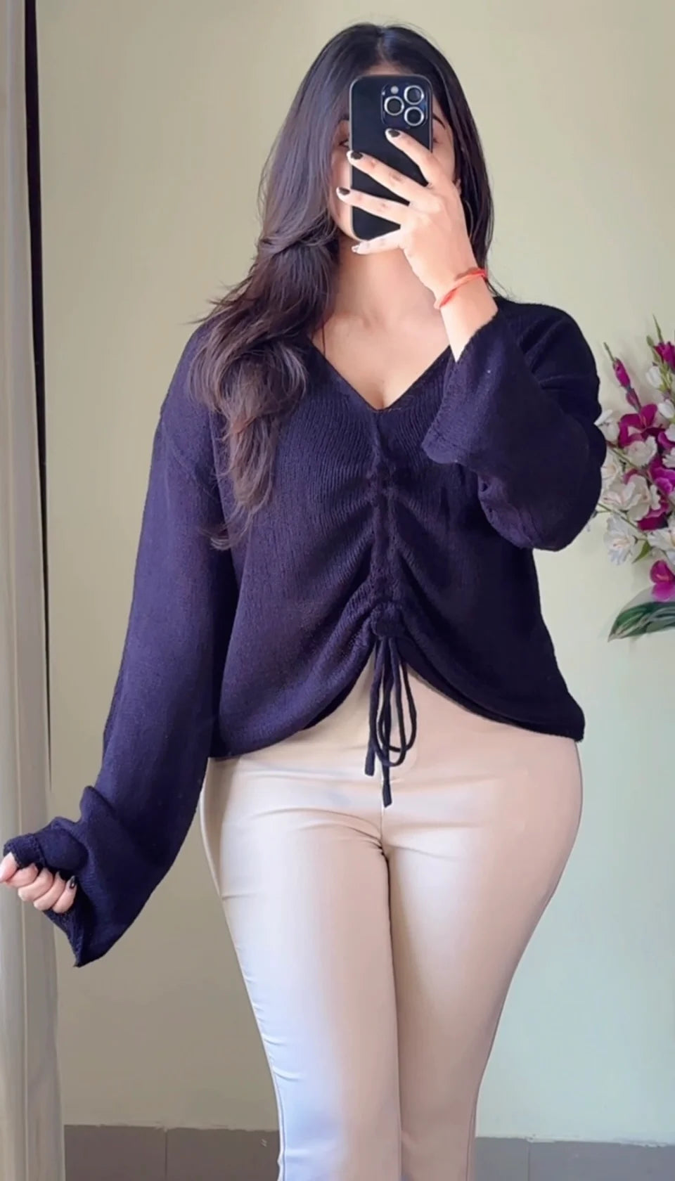 (Free Size) Crochet Top-CB157