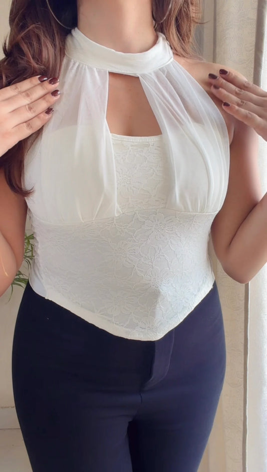 Glam Padded Halter Top