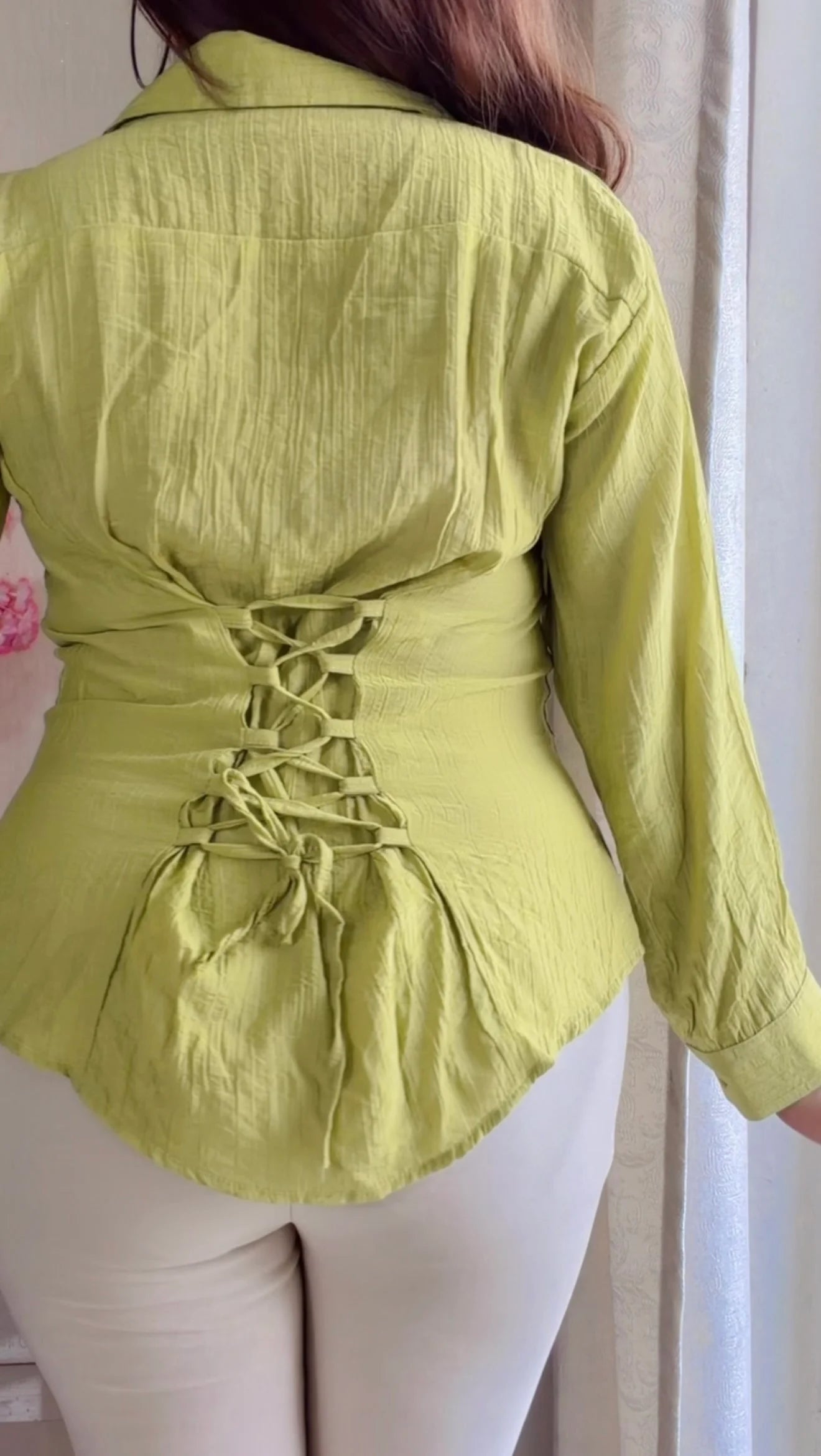 Premium Corset Back Summer Shirt
