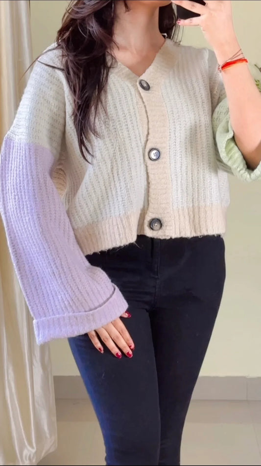 Size(L to XXL) Crochet Sweater CB-145