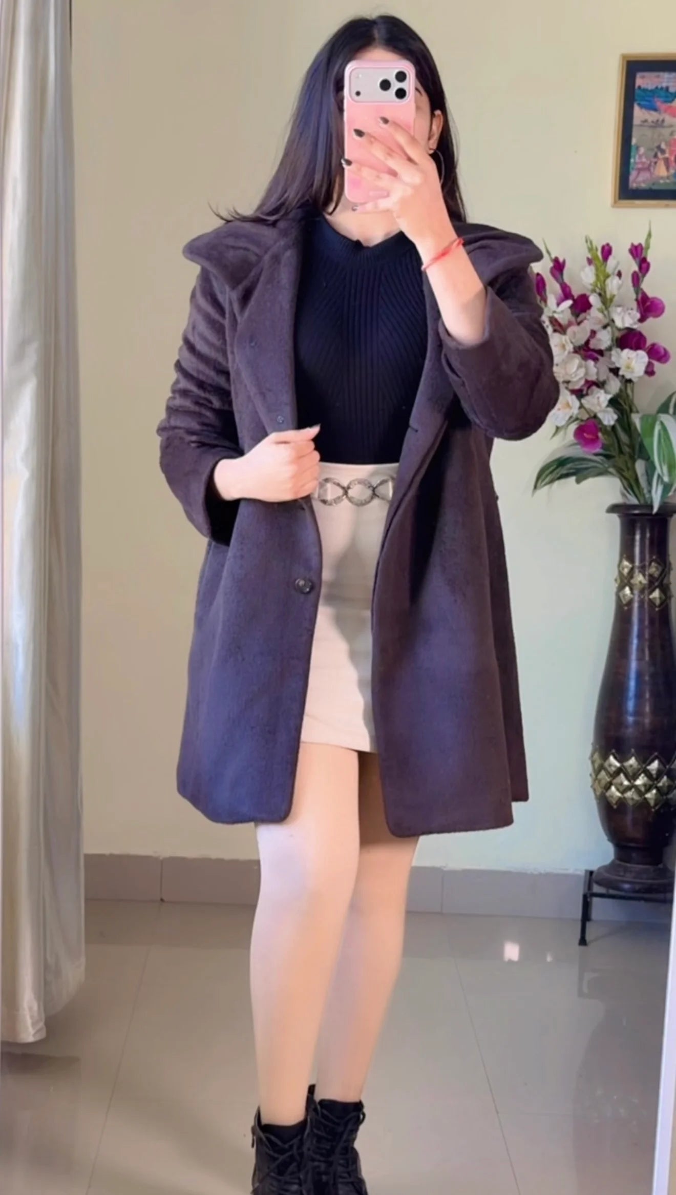 (Size- M to L) Premium Winter Coat - Wo248