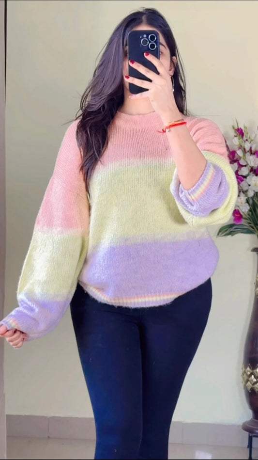 Size(Free Size) Crochet Sweater CO-136