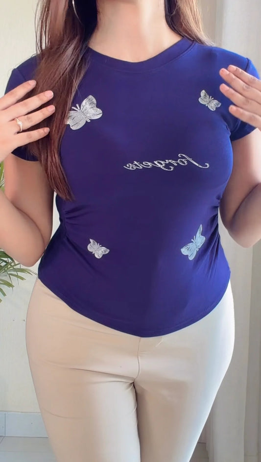 Dreamy Muse butterfly Padded Top