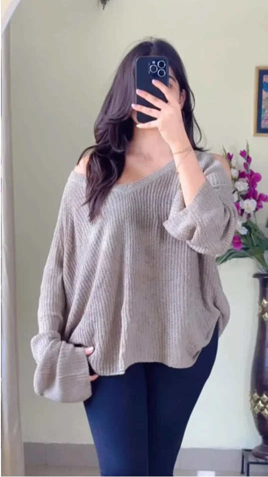 (Free Size) Crochet Top-(C-473)