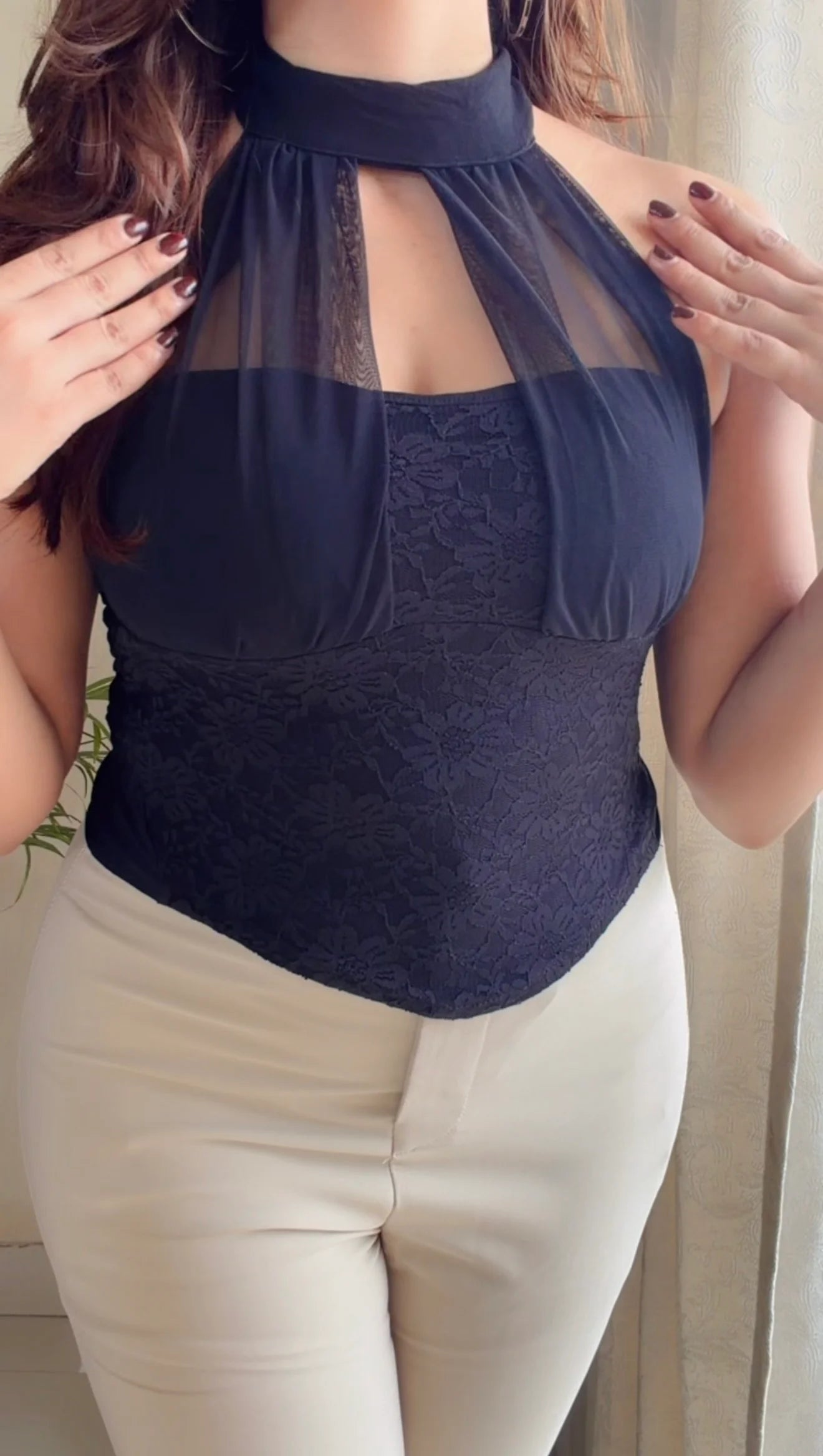 Glam Padded Halter Top