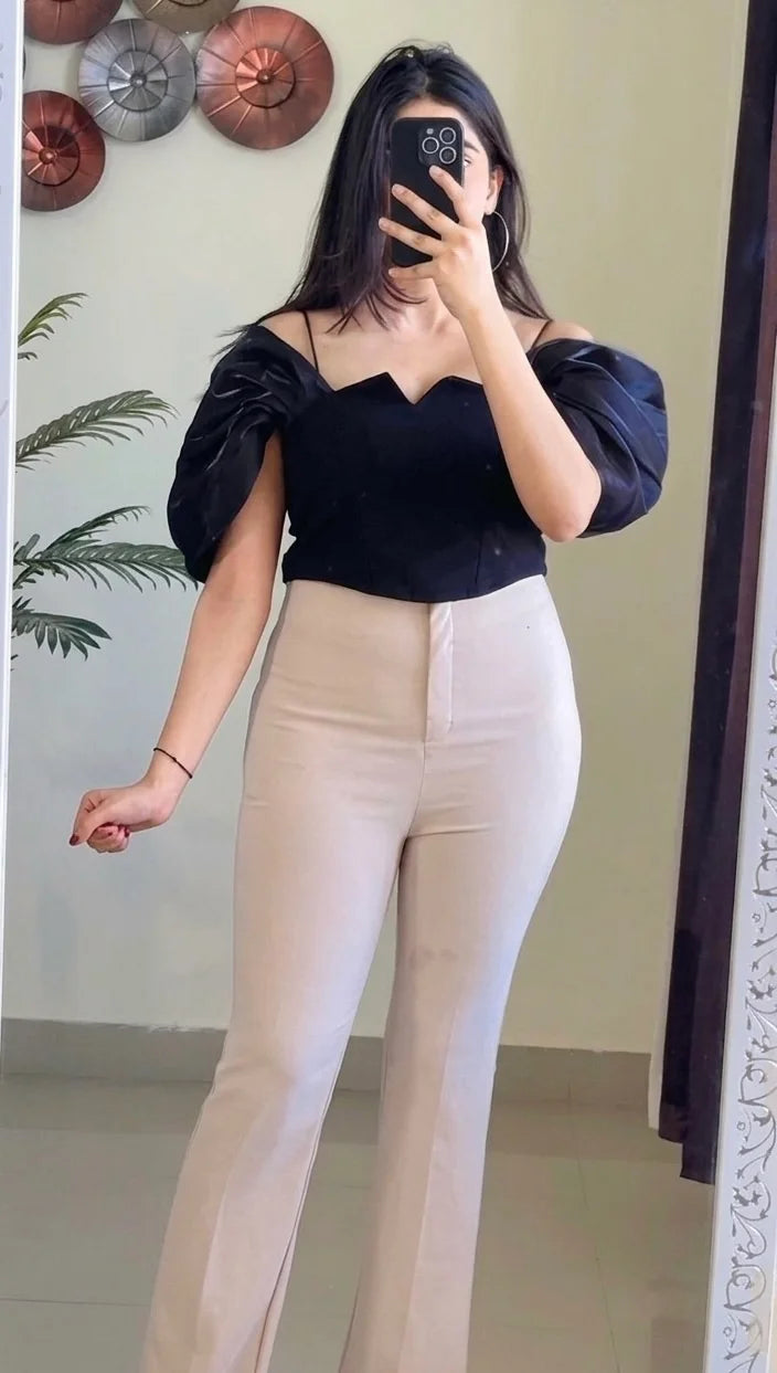 Scarlet Puff Corset Top