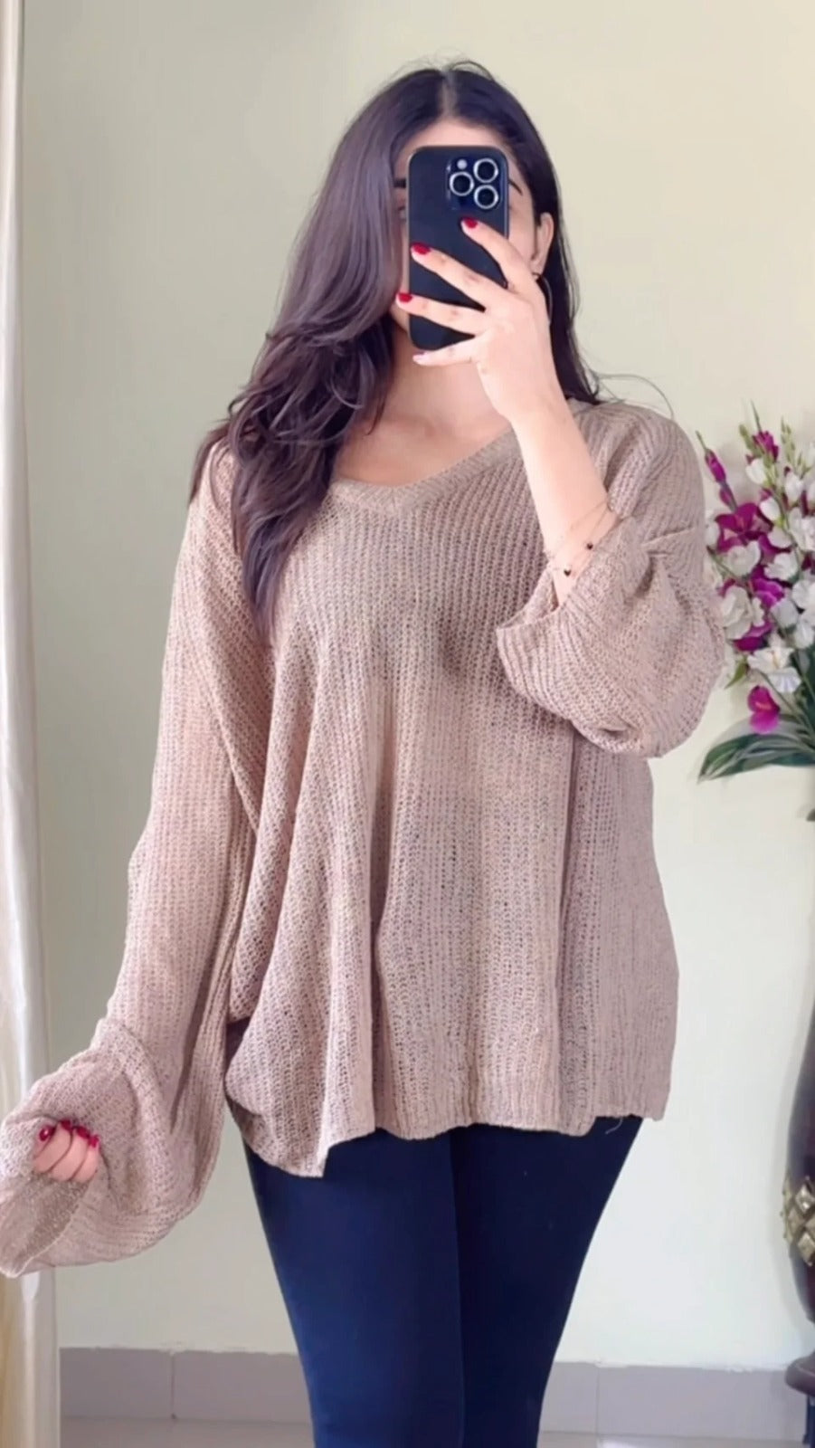 (Free Size Upto 36 to 42) Crochet Top- (Cb39)