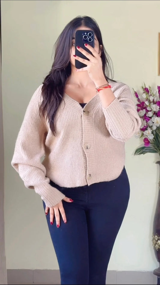 Size(L to XL) Crochet Sweater CO-143