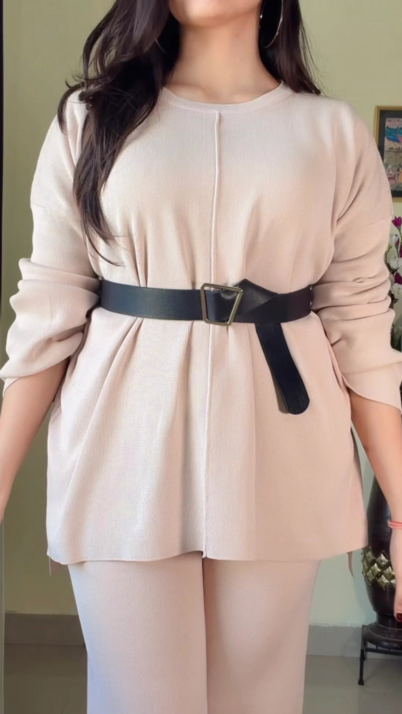 Premium Co-ord Set With Belt