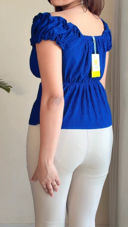 Off-Shoulder / On-Shoulder Ruched Top (