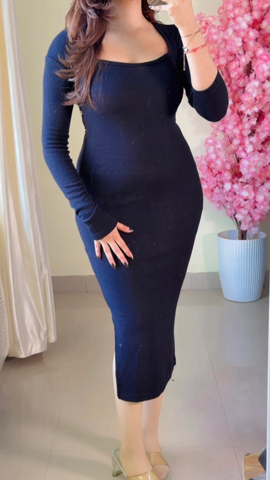 (Size-XS to S) Classy Bodycon Dress-D110