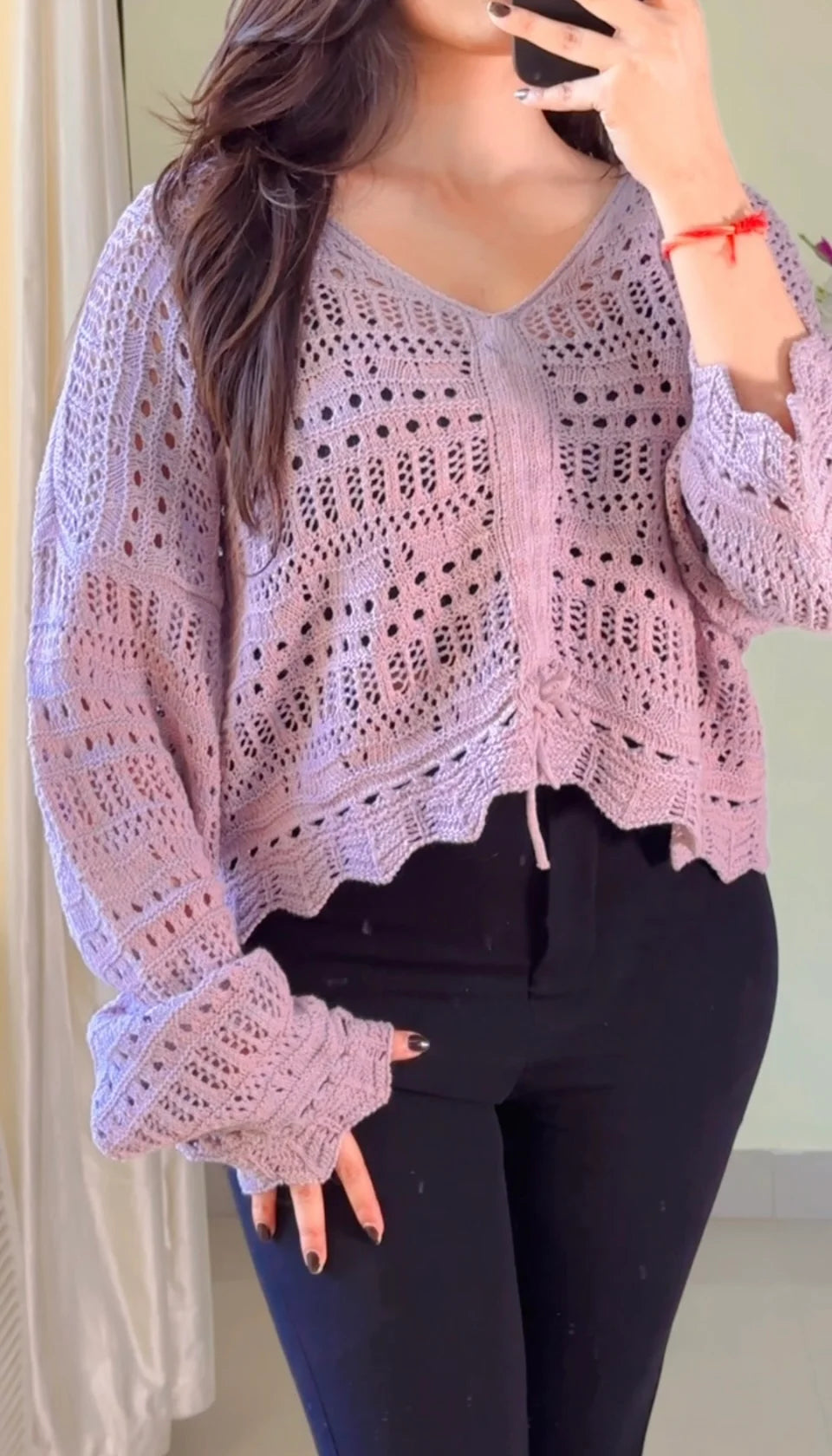 (Size-M to L) Crochet Top-CB183