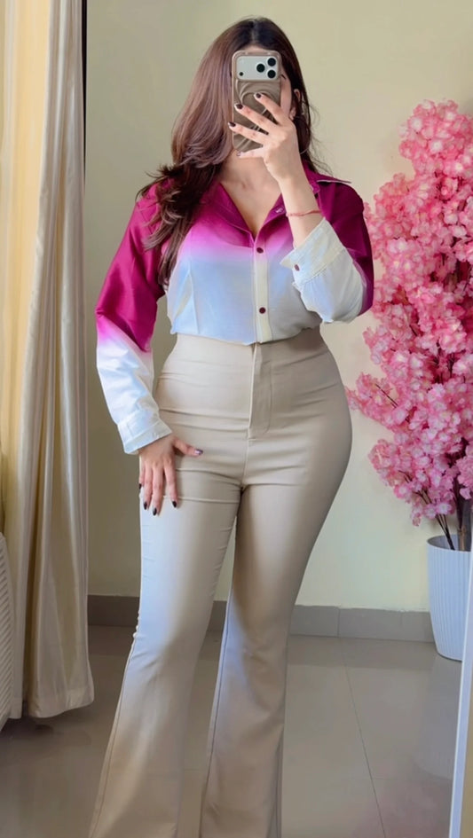 Cotton Candy Ombre Shirt