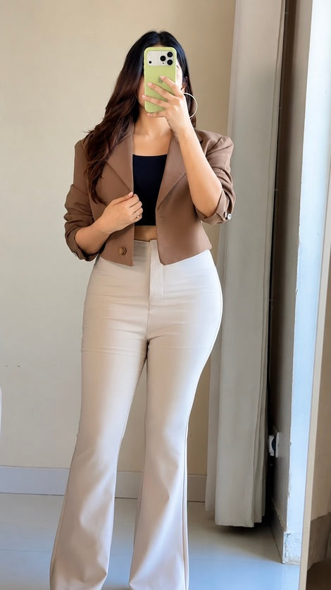 Premium Crop Blazer-B-38