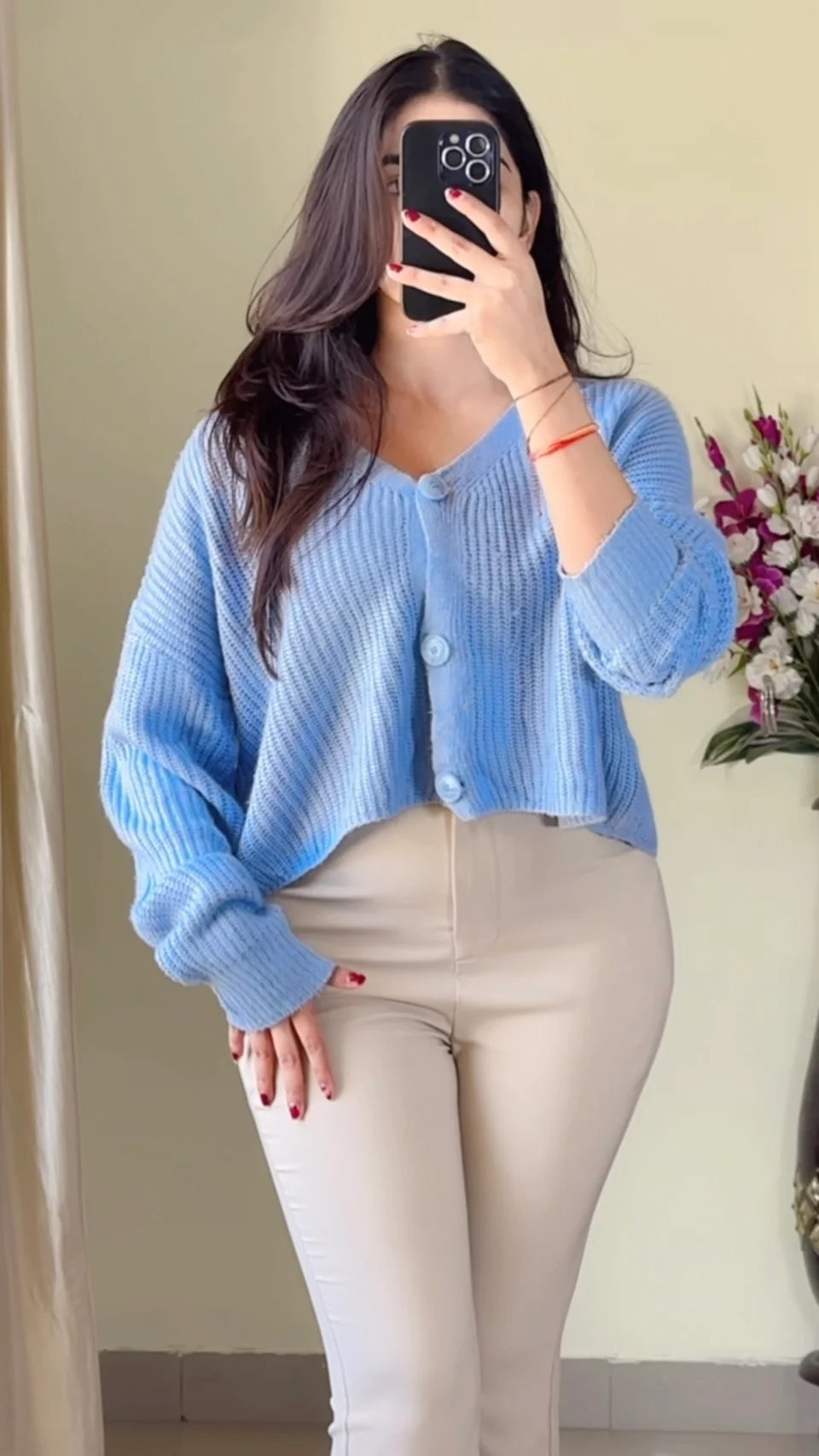 Size(Free Size) Crochet Sweater CB-111