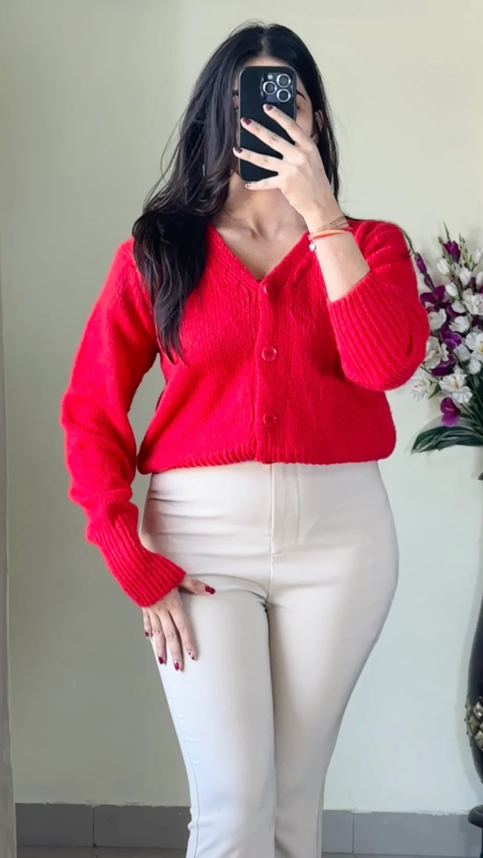 Size(S to M)Crochet Sweater CB-130