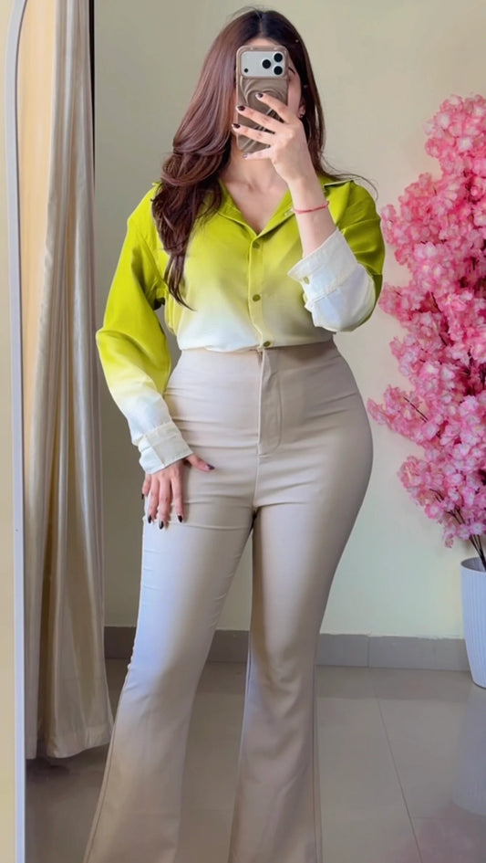 Lime Sorbet Ombre Shirt