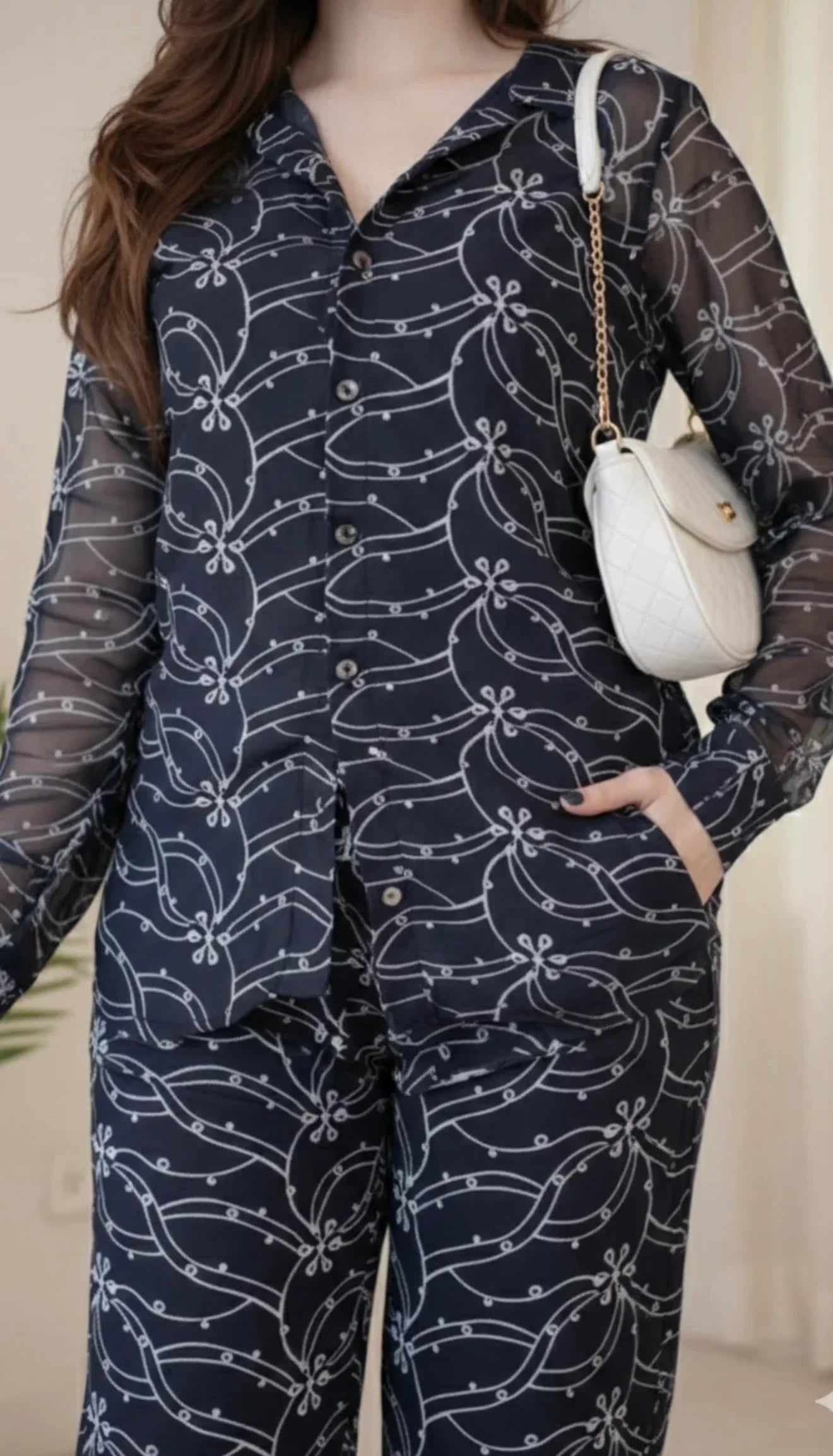 Premium Embroidery Co-Ord Set