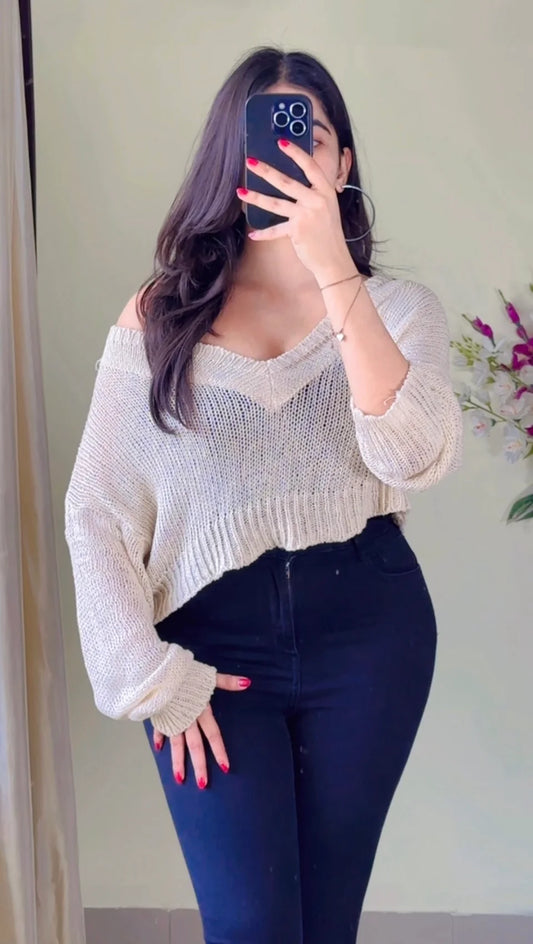 (Free Size) Crochet Top- (Cb09)