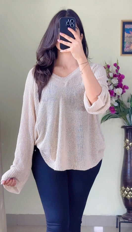 (Free Size ) Crochet Top- (CB196