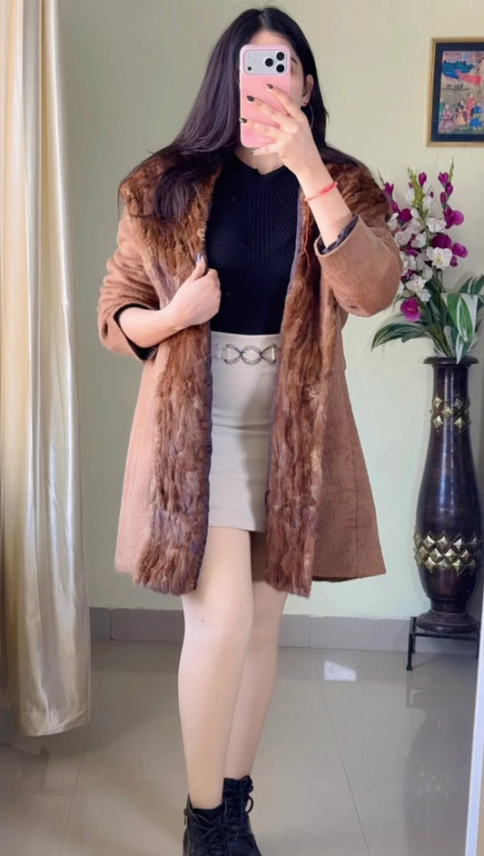 (Size-M To L) Furr Winter Coat WO221