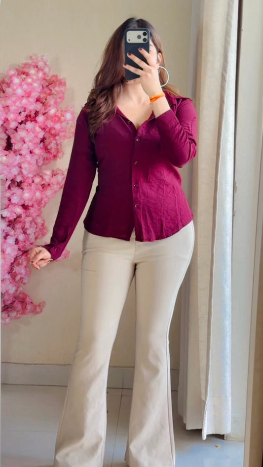 Premium Corset Back Summer Shirt