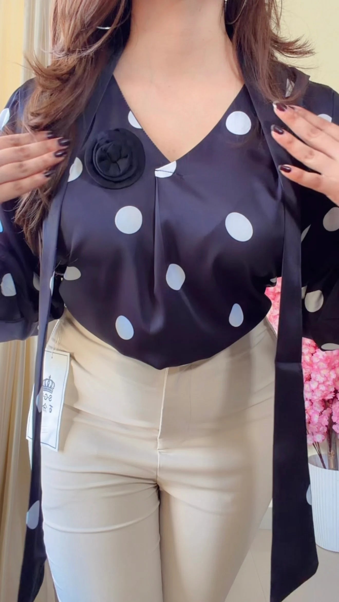 Polka  Pop Bow Premium Shirt