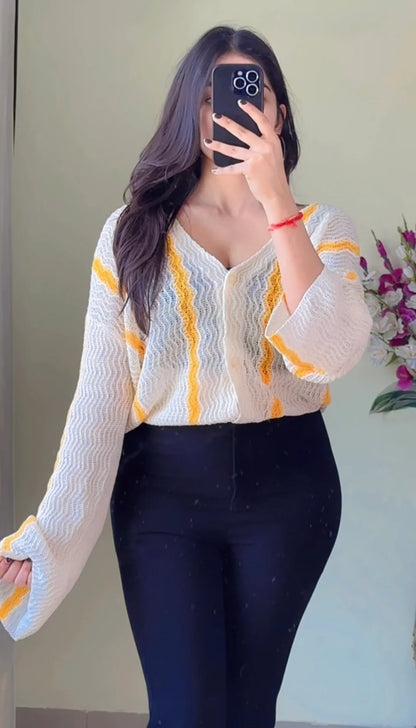 (Size-M to L) Crochet Top-CB184