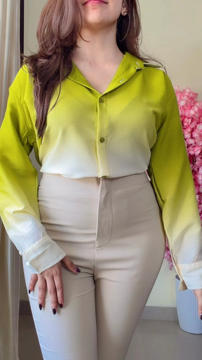 Lime Sorbet Ombre Shirt