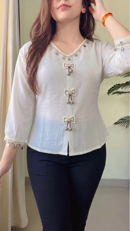 Soft Girl Bow Top