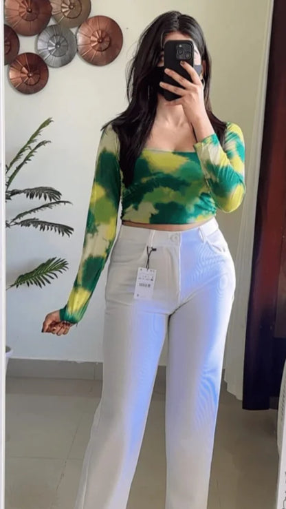 White Straight Fit High Quality Trouser (Brand New) [P-34]