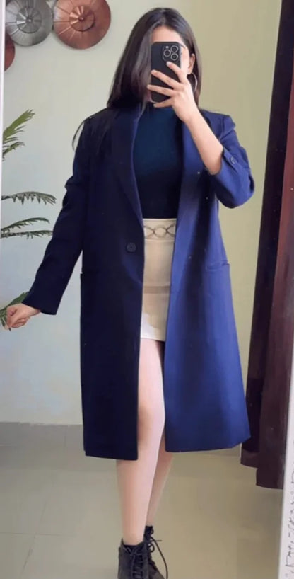 (S To M) Blue Trench Coat W210