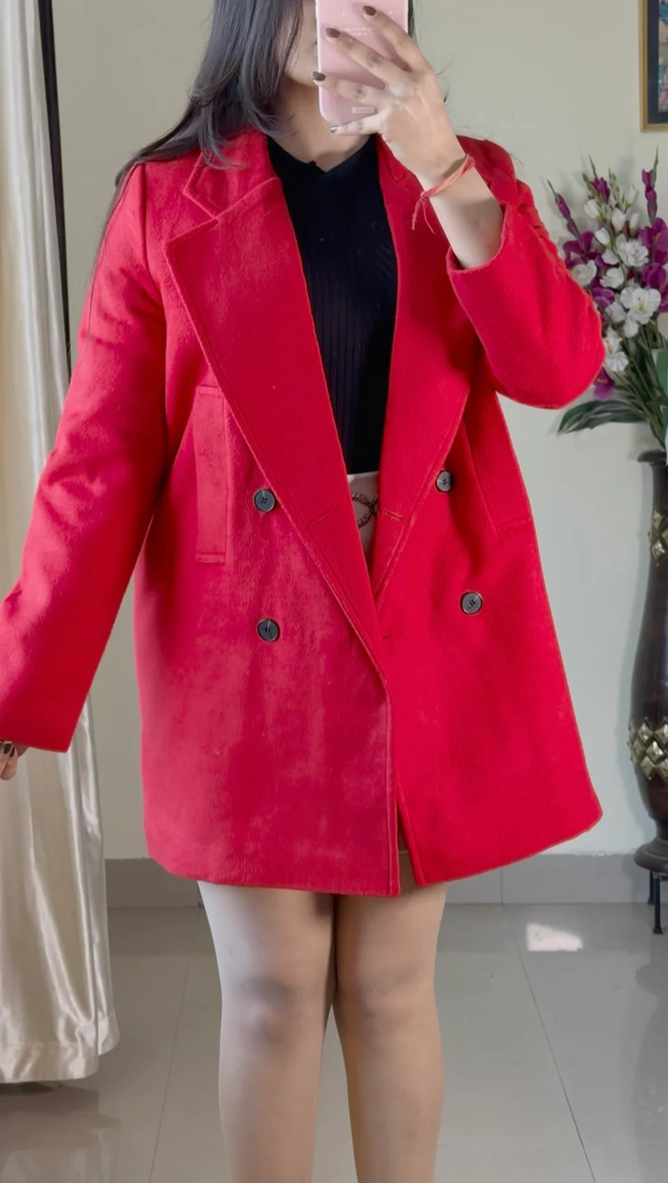 (Size-S to M)  Winter Coat- Wo197