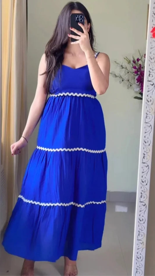 Blue Padded Co-Ord Set