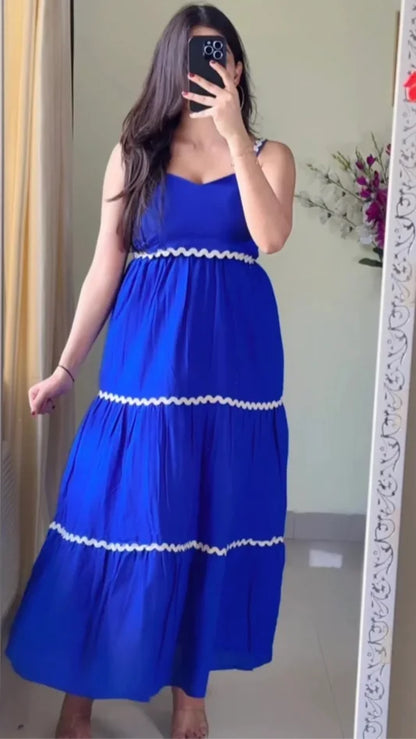 Blue Padded Co-Ord Set