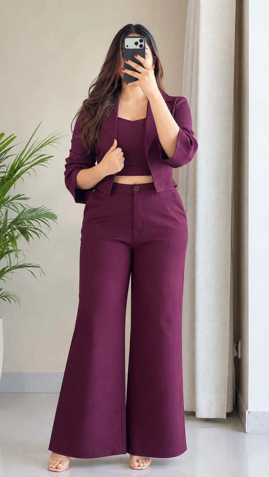 3-Piece Blazer Co-ord Set