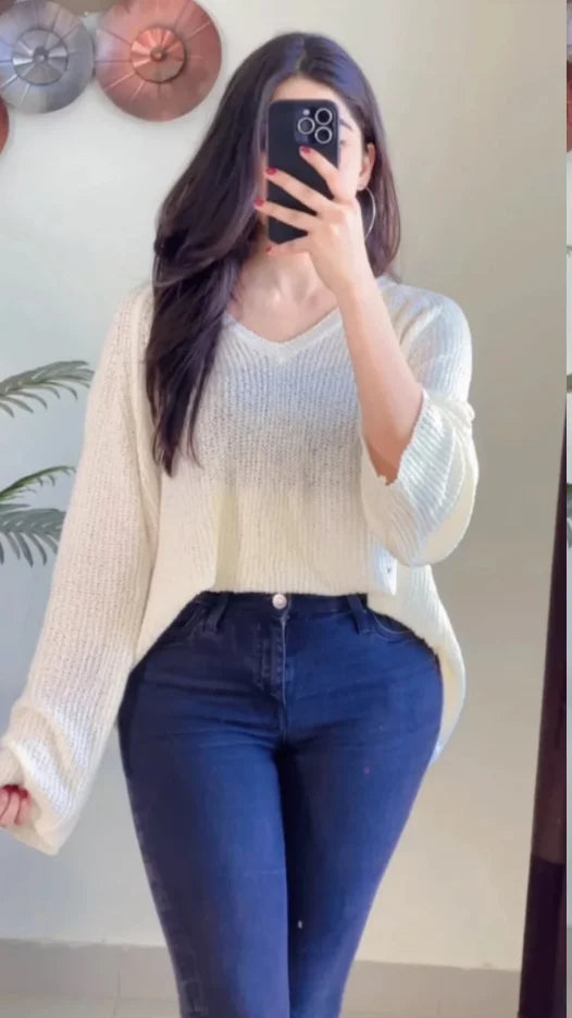 (Free Size) Crochet Top C905