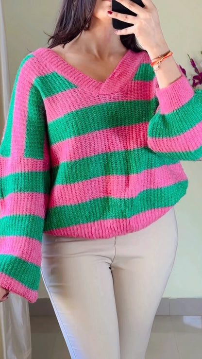 Size(L to XL)Crochet Sweater CB-112