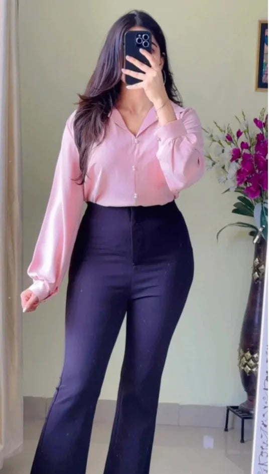 Blush Pink High Quality Shirt (Wrinkle Free)-S23