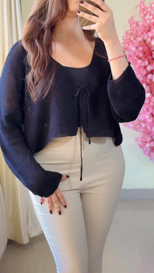 (Free Size Till 42"Bust  ) Crochet Top-C490