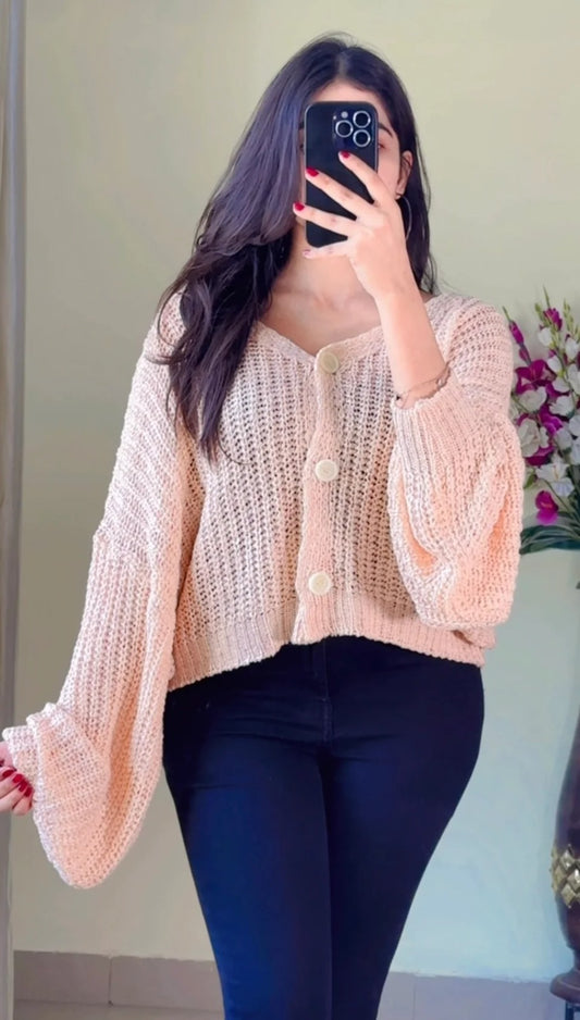 (Free Size 36-44) Crochet Top- (Cb59)