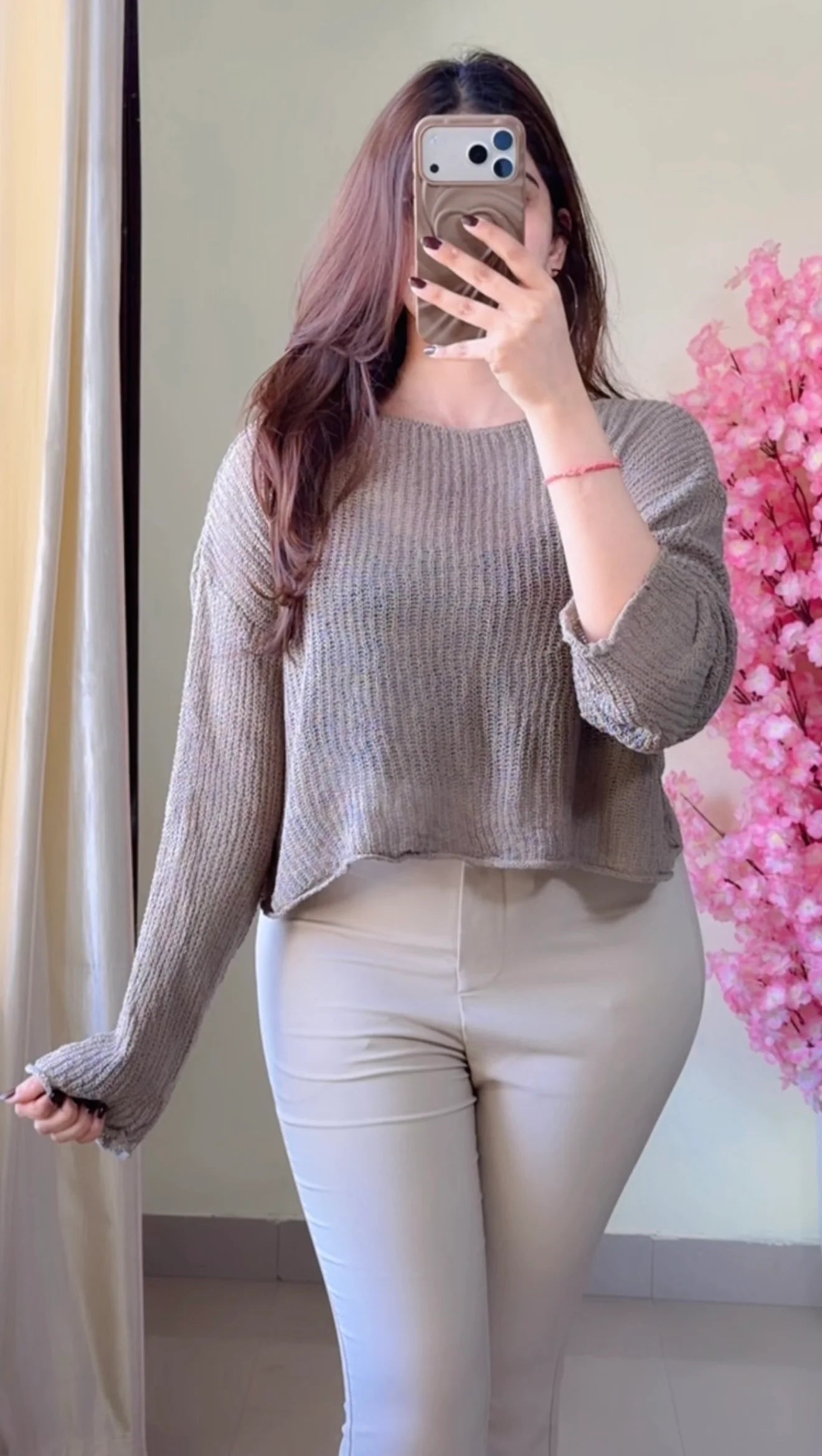 (Free Size Till 40"Bust  ) Crochet Top-C511