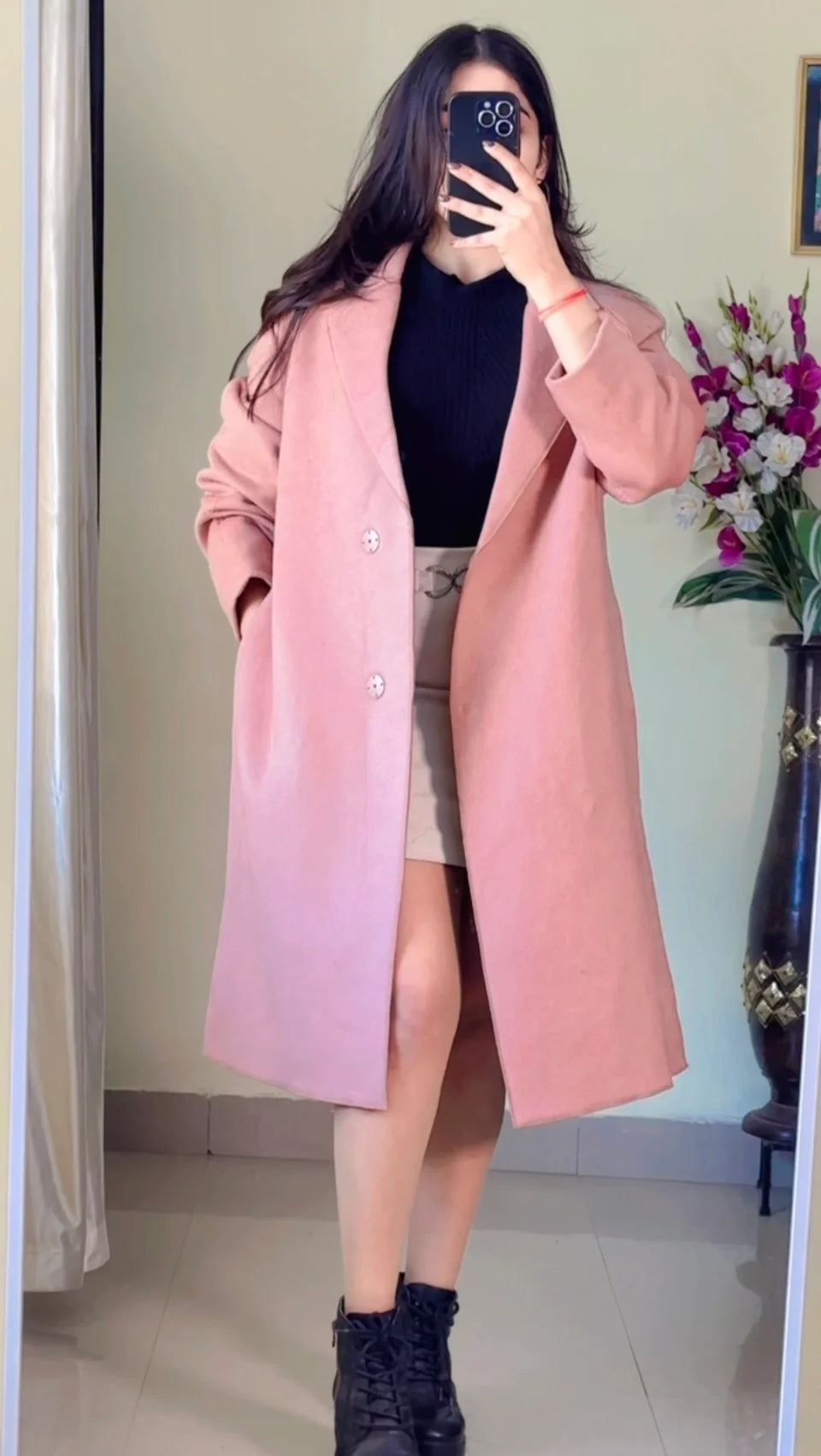 (Size- L to XL)  Winter Coat) - (WO201