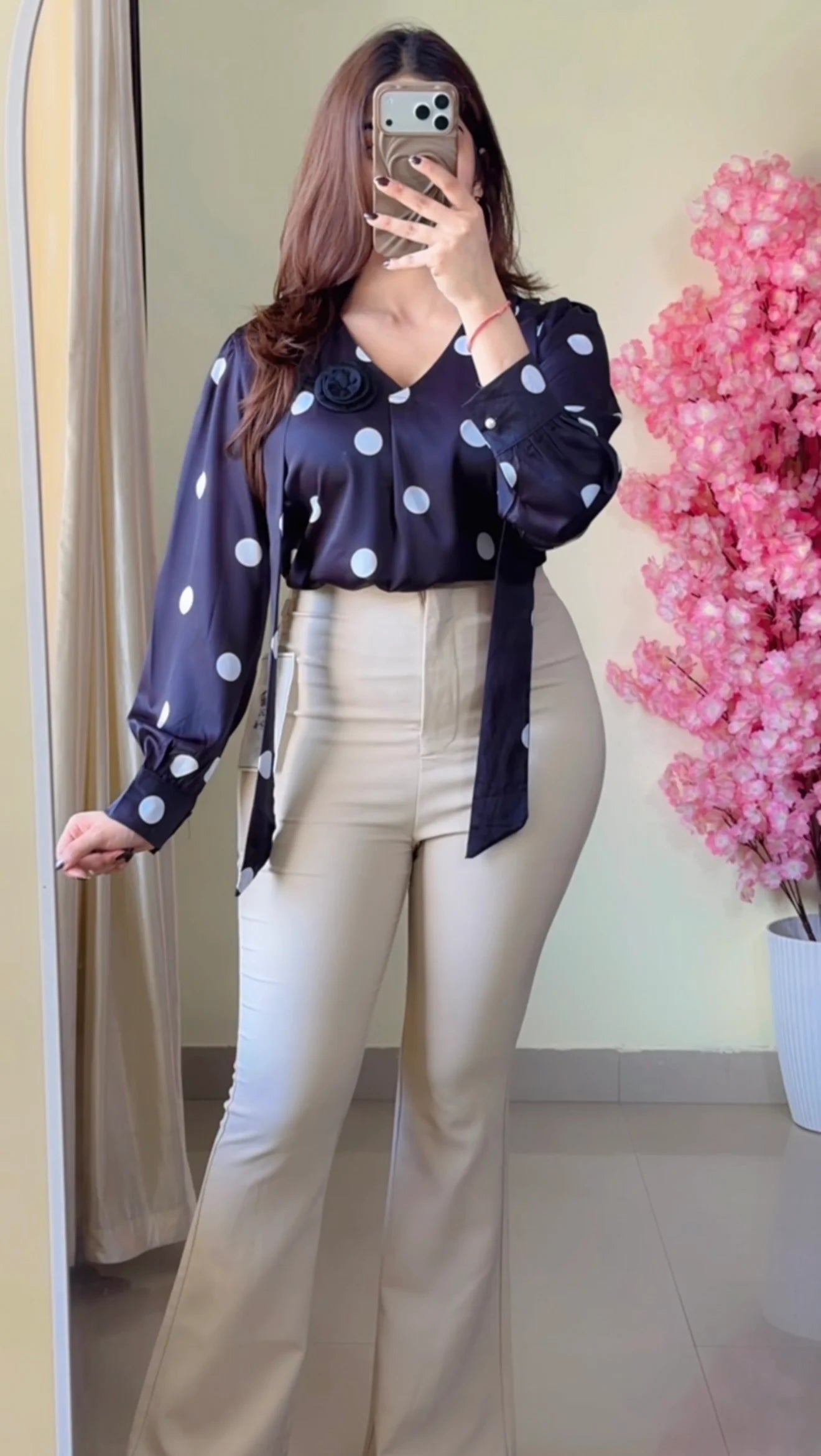 Polka  Pop Bow Premium Shirt