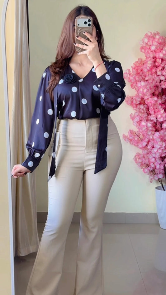 Polka  Pop Bow Premium Shirt